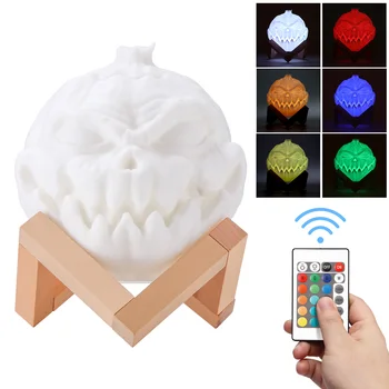USB Powered Remote Control Rechargeble LED Magical 3D Printed Night Light Devil Shape Light RGB Table Desk Lamp
USB Powered Remote Control Rechargeble LED Magical 3D Printed Night Light Devil Shape Light RGB Table Desk Lamp