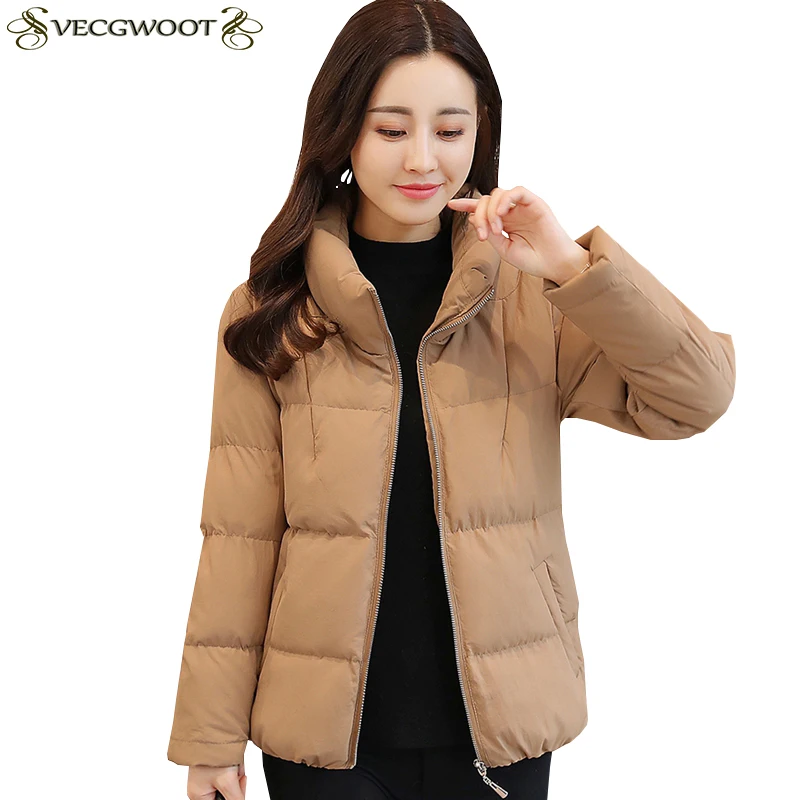 Winter New Cotton-padded jacket Women Fashion Large size Warm Wadded jacket Women Solid color Jacket Female Short Parkas S542
Winter New Cotton-padded jacket Women Fashion Large size Warm Wadded jacket Women Solid color Jacket Female Short Parkas S542
