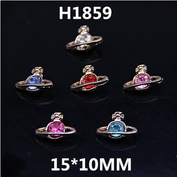 Free shipping Rhinestone/Crystal decoration Cartoon Saturn shape Alloy gold-color jewelry charms diy earring/bracelet pendants
Free shipping Rhinestone/Crystal decoration Cartoon Saturn shape Alloy gold-color jewelry charms diy earring/bracelet pendants