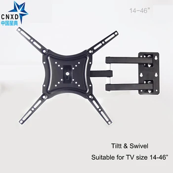 Retractable Full Motion TV Wall Mount Bracket Wall Stand Adjustable Mount Arm Fit for Plasma Flat LED TV 14"-46" Support 25KG
Retractable Full Motion TV Wall Mount Bracket Wall Stand Adjustable Mount Arm Fit for Plasma Flat LED TV 14"-46" Support 25KG