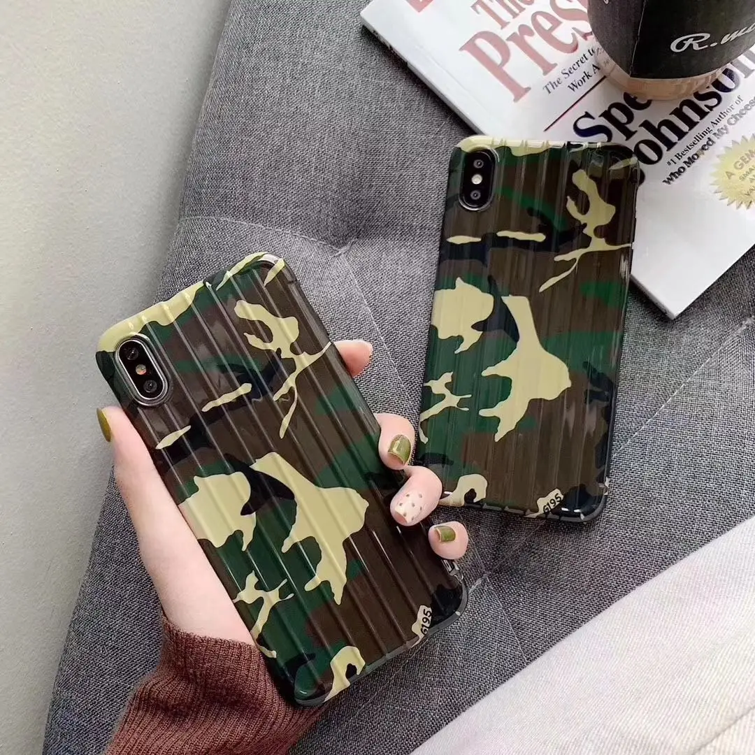 Cute Camouflage Curved Surface trunk Desgin PC Phone Case For iphone Xs MAX XR X 6 6s 7 8 plus Cartoon Hard back cover
Cute Camouflage Curved Surface trunk Desgin PC Phone Case For iphone Xs MAX XR X 6 6s 7 8 plus Cartoon Hard back cover