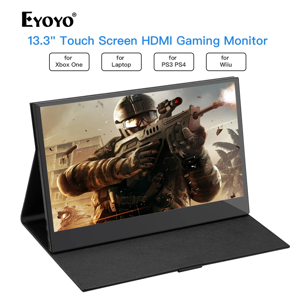 Eyoyo 13.3" EM13K LCD Monitor VAG 1920x1080 IPS Gaming Monitor compatible for Game Consoles computer USB PC Screen hdmi display
Eyoyo 13.3" EM13K LCD Monitor VAG 1920x1080 IPS Gaming Monitor compatible for Game Consoles computer USB PC Screen hdmi display