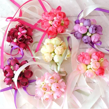 Artificial Bridesmaid Sisters Wristband Flowers Artificial Flowers Bride Wrist Flower Wedding Halloween Party Favor
Artificial Bridesmaid Sisters Wristband Flowers Artificial Flowers Bride Wrist Flower Wedding Halloween Party Favor