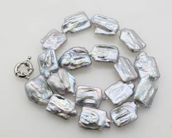 freshwater pearl gray oblong flat baroque reborn keshi necklace wholesale nature beads FPPJ 18inch xmas gift
freshwater pearl gray oblong flat baroque reborn keshi necklace wholesale nature beads FPPJ 18inch xmas gift