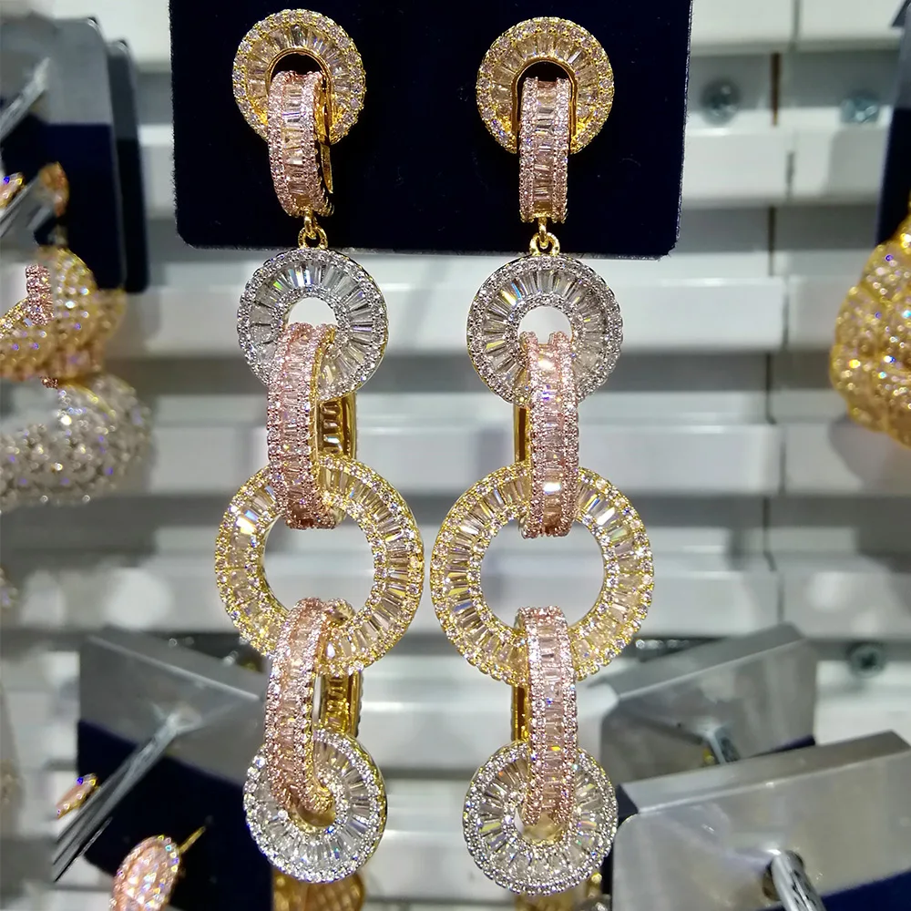 GODKI Luxury Cubic Zircon Crystal CZ Nigerian Long Dangle Earring For Women African Bridal Earring aretes de mujer modernos 2018
GODKI Luxury Cubic Zircon Crystal CZ Nigerian Long Dangle Earring For Women African Bridal Earring aretes de mujer modernos 2018