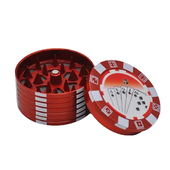 1pc big poker Dia.1.93'' Height.1.06'' chip zinc alloy metal herb tobacco grinder hand crank herb crusher
1pc big poker Dia.1.93'' Height.1.06'' chip zinc alloy metal herb tobacco grinder hand crank herb crusher