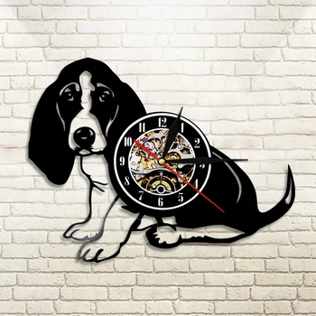 1Piece Basset Hound Vinyl Record Wall Clock Modern Design Pet Puppy Animal Home Decor Wall Watch Time Clock For Dog Lover Gift
1Piece Basset Hound Vinyl Record Wall Clock Modern Design Pet Puppy Animal Home Decor Wall Watch Time Clock For Dog Lover Gift