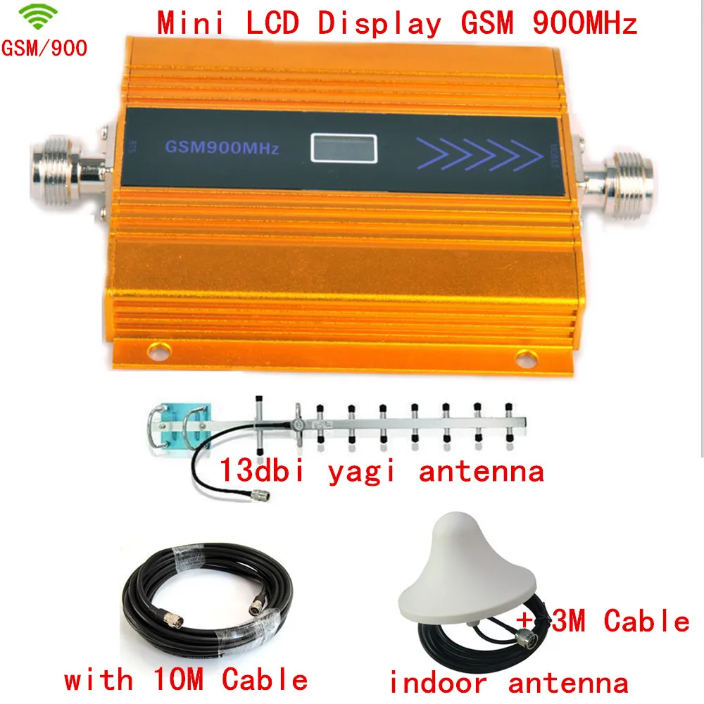 Full Set LCD display mobile phone mini GSM 900mhz signal repeater / repetidor cell phone signal booster amplifier Yagi Antenna
Full Set LCD display mobile phone mini GSM 900mhz signal repeater / repetidor cell phone signal booster amplifier Yagi Antenna