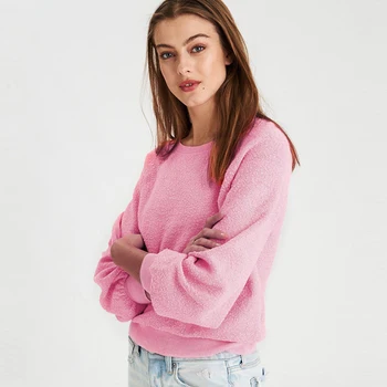 2018 New Fashion Warm Autumn Winter Women's Hoodies Loose Long Sleeve Solid Round Neck Sweatshirt Jumper Pullover Casual Female 
2018 New Fashion Warm Autumn Winter Women's Hoodies Loose Long Sleeve Solid Round Neck Sweatshirt Jumper Pullover Casual Female