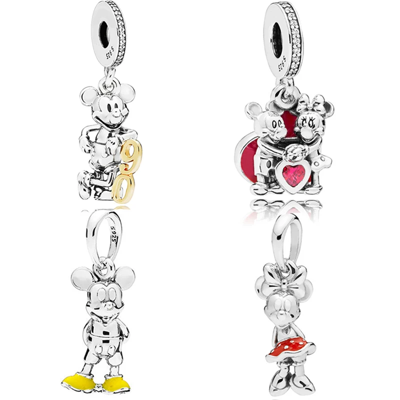 2019 Valentine Day 925 Sterling Silver Mickey And Minnie Pendant Charm Fit Original Women Pandora Bangle Bracelet DIY Jewelry
2019 Valentine Day 925 Sterling Silver Mickey And Minnie Pendant Charm Fit Original Women Pandora Bangle Bracelet DIY Jewelry