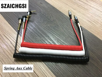 SZAICHGSI 1.5m Audio Cable 3.5mm Jack Male to Male Plug Stereo Audio AUX Cable with Metal Spring for Smartphone wholesale 100pcs
SZAICHGSI 1.5m Audio Cable 3.5mm Jack Male to Male Plug Stereo Audio AUX Cable with Metal Spring for Smartphone wholesale 100pcs