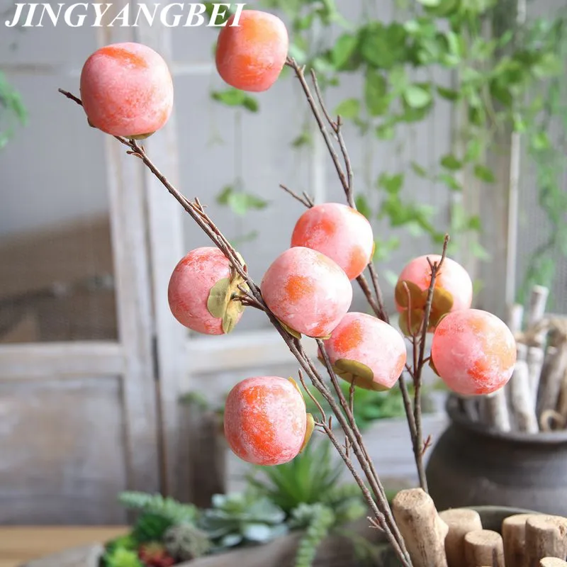 Persimmon Fruit Tree Branches Diospyros kaki persimmon high quality artificial fruits and vegetables home garden plant
Persimmon Fruit Tree Branches Diospyros kaki persimmon high quality artificial fruits and vegetables home garden plant