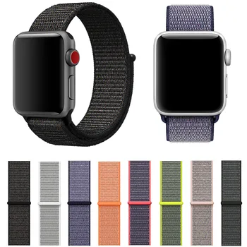 Breathable Nylon Sport Loop Band for Apple Watch Series 1 2 3 4 5 Strap 42MM 44MM 38MM 40MM Watchbands Bracelet for iWatch
Breathable Nylon Sport Loop Band for Apple Watch Series 1 2 3 4 5 Strap 42MM 44MM 38MM 40MM Watchbands Bracelet for iWatch