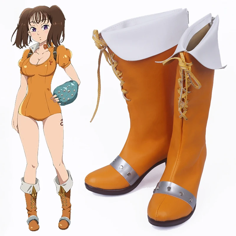 Anime The Seven Deadly Sins Cosplay Shoes Diane Cosplay Boots Halloween Party Nanatsu No Taizai Serpent's Sin Of Envy Matrona
Anime The Seven Deadly Sins Cosplay Shoes Diane Cosplay Boots Halloween Party Nanatsu No Taizai Serpent's Sin Of Envy Matrona
