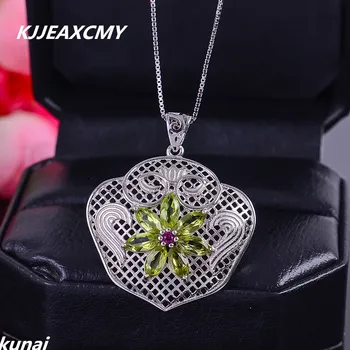 KJJEAXCMY Fine jewelry Colorful jewelry, 925 silver inlay, natural Peridot Pendant, female Pendant
KJJEAXCMY Fine jewelry Colorful jewelry, 925 silver inlay, natural Peridot Pendant, female Pendant