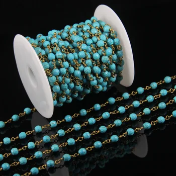Faceted Round Beads Chains Jewelry Supplies,Rosary Plated Gold Wire Wrapped Link Stones Howlite Chain Findings Bulk
Faceted Round Beads Chains Jewelry Supplies,Rosary Plated Gold Wire Wrapped Link Stones Howlite Chain Findings Bulk