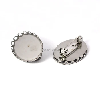 Stainless Steel Brooches Pins Blank Settings with 18x25mm Oval Lace Bezel Brooch Bases Resin Cabochons Bases DIY Findings
Stainless Steel Brooches Pins Blank Settings with 18x25mm Oval Lace Bezel Brooch Bases Resin Cabochons Bases DIY Findings