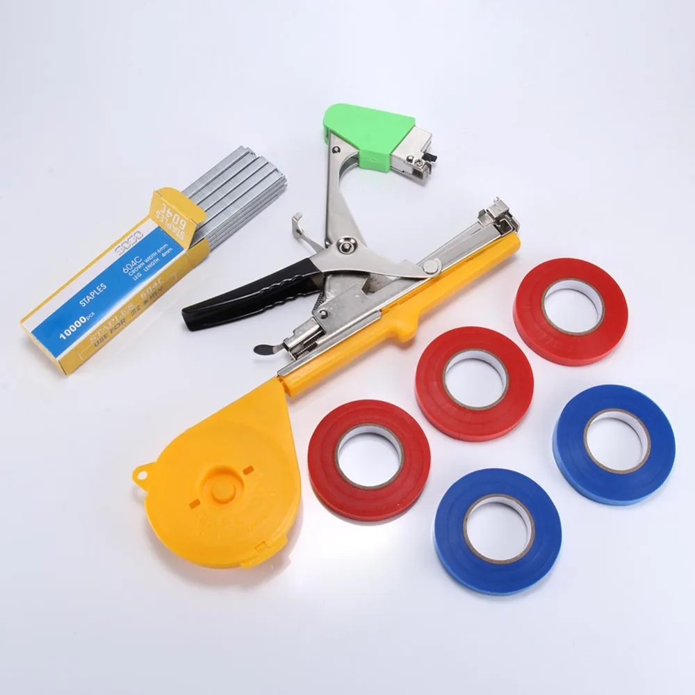 High Quality 1 Set Plant Branch Hand Tying Staples +Tapener +TapesBinding kits Ship from Russia
High Quality 1 Set Plant Branch Hand Tying Staples +Tapener +TapesBinding kits Ship from Russia