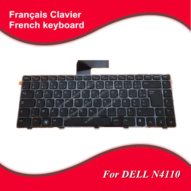 French keyboard for DELL Vostro 3550 XPS L502 N4110 N4120 M4110 N4050 M4040 N5050 M5050 M5040 N5040 With frame Black Fr Keyboard
French keyboard for DELL Vostro 3550 XPS L502 N4110 N4120 M4110 N4050 M4040 N5050 M5050 M5040 N5040 With frame Black Fr Keyboard