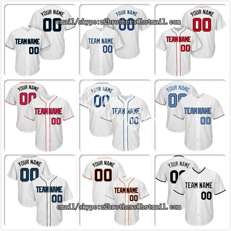 Custom White Mesh Baseball Jersey with Embroidered Any High School College Team Logo Player Name Number Men Women DIY China OEM
Custom White Mesh Baseball Jersey with Embroidered Any High School College Team Logo Player Name Number Men Women DIY China OEM