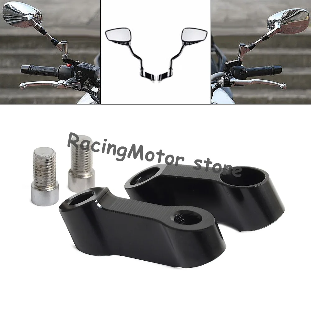Black Bolts Size 10mm Mirrors Extension Riser Extend Adapter For Yamaha MT-09 MT-07 Fazer FZ-09 V-max 1700 motorbike accessories
Black Bolts Size 10mm Mirrors Extension Riser Extend Adapter For Yamaha MT-09 MT-07 Fazer FZ-09 V-max 1700 motorbike accessories