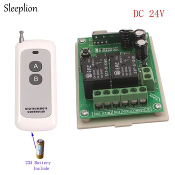 Sleeplion 24V 2Channel 433MHz Wireless Smart Remote Control Switch Relay Module 24V 2 CH Smart Switch Transmitter 315MHz/433MHz
Sleeplion 24V 2Channel 433MHz Wireless Smart Remote Control Switch Relay Module 24V 2 CH Smart Switch Transmitter 315MHz/433MHz