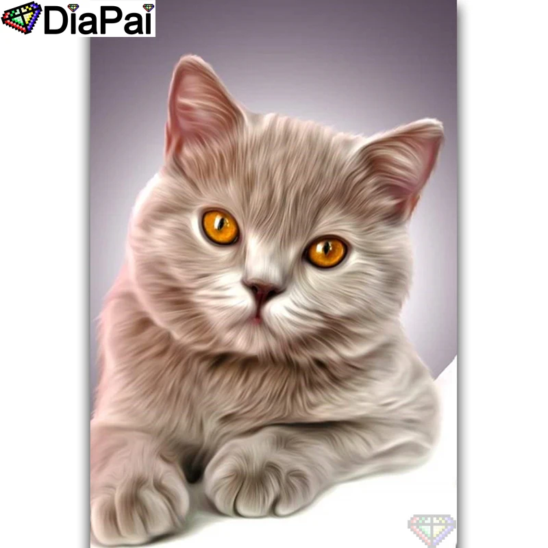 DIAPAI 5D Diamond Painting Full Square/Round "Animal cat" Picture Of Rhinestone DIY Diamond Embroidery Home Decor A25694
DIAPAI 5D Diamond Painting Full Square/Round "Animal cat" Picture Of Rhinestone DIY Diamond Embroidery Home Decor A25694