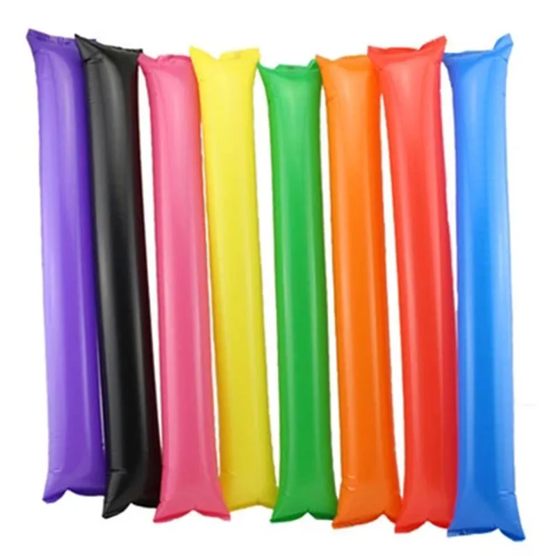 

Feative Colorful Cheering Stick 60CM Inflatable Stick Bangbang Cheers bar Fuel rod For Party Performance And Sports Competition