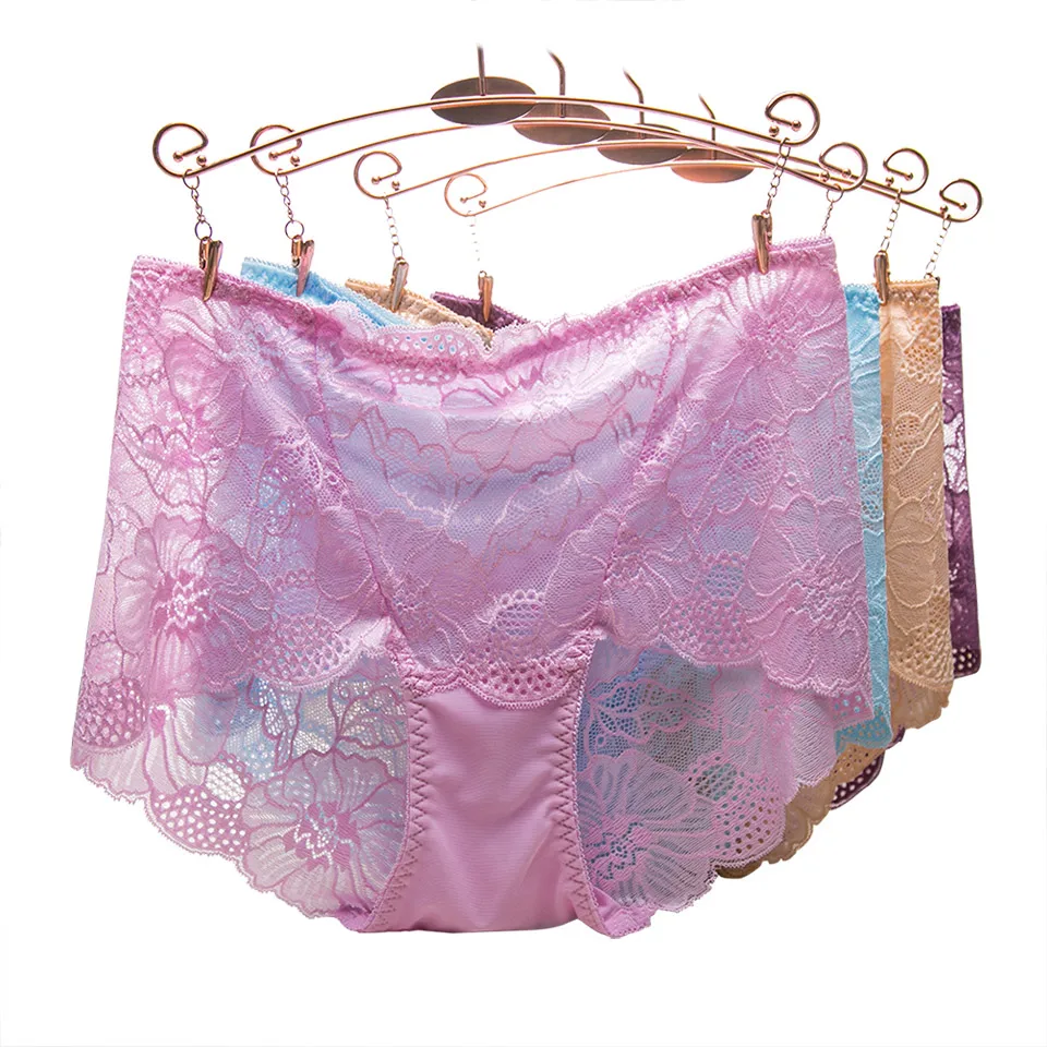 3pcs/Lot Briefs White High Waist Women Panties Lace Sexy Transparent Female Lingerie Plus Size Underwear Solid Seamless Panty
3pcs/Lot Briefs White High Waist Women Panties Lace Sexy Transparent Female Lingerie Plus Size Underwear Solid Seamless Panty
