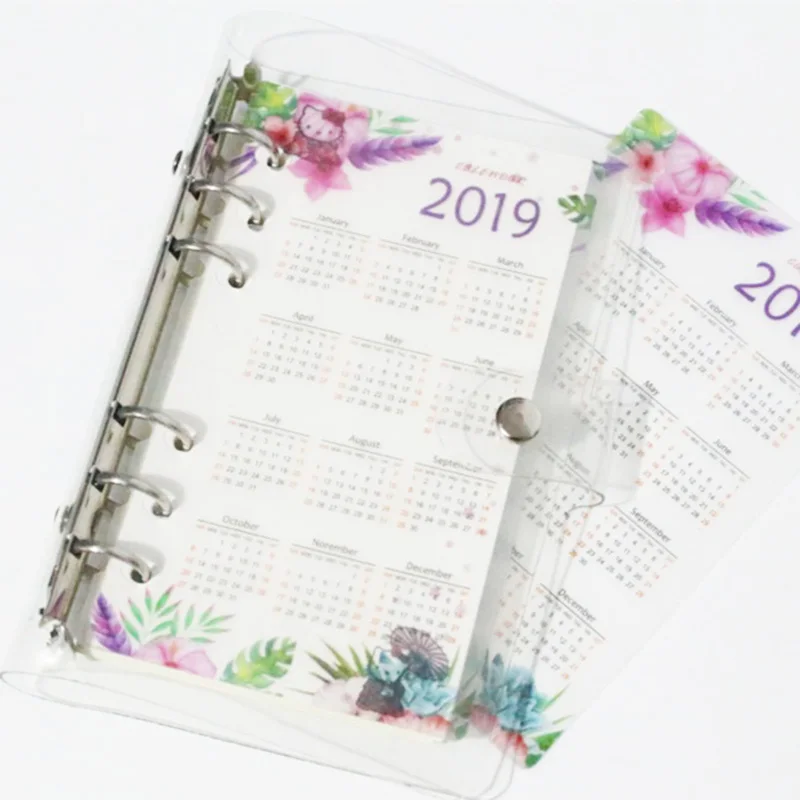 1PCS A5/A6 6 Holes Creative Flowers Pure Color 2019 Calendar Notebook's Index Page Matte Spiral Book Category Page Office Plan
1PCS A5/A6 6 Holes Creative Flowers Pure Color 2019 Calendar Notebook's Index Page Matte Spiral Book Category Page Office Plan