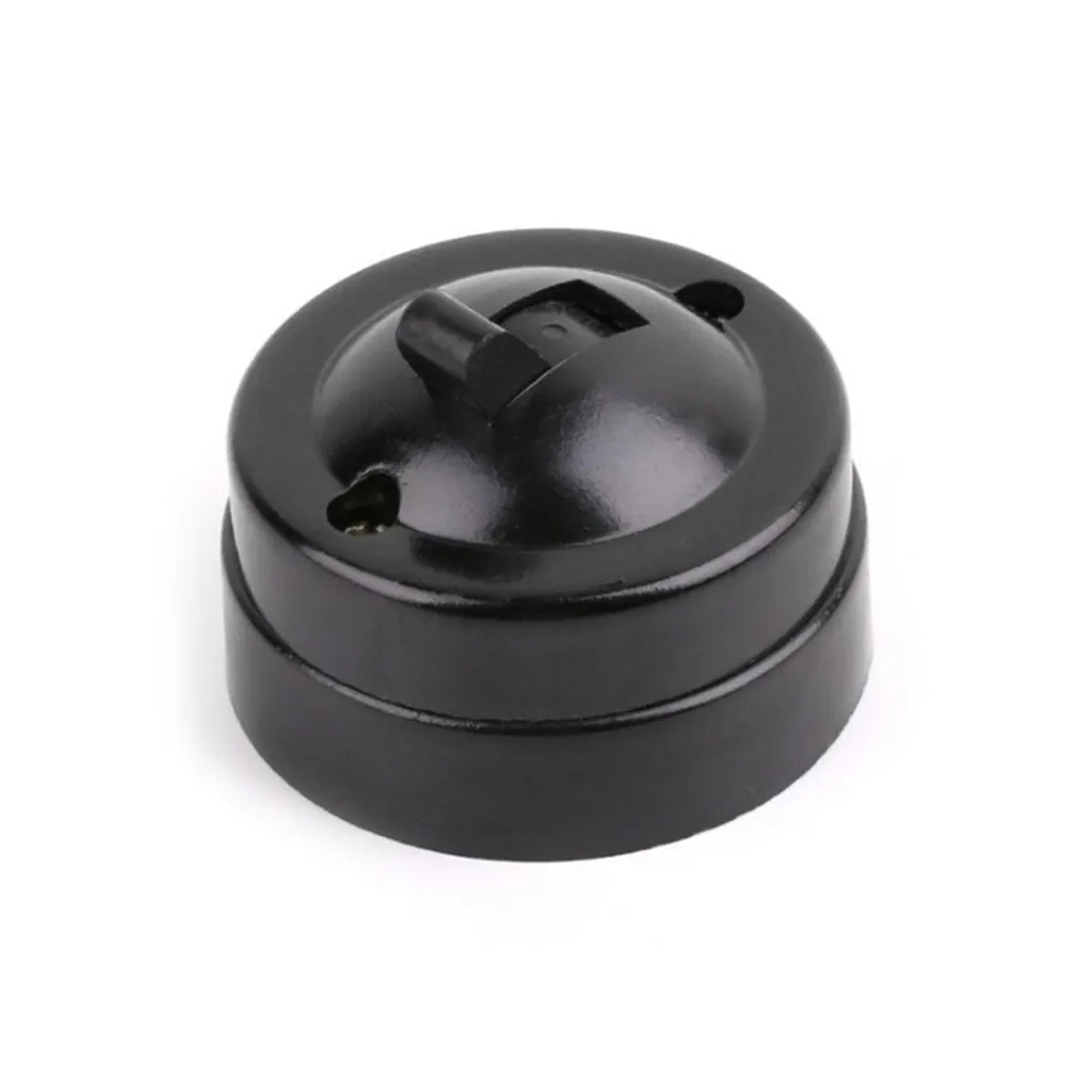 New Hot Retro Single-control Switch Surface Mounted Wall Light Button Old-fashioned adapter Drop Shipping
New Hot Retro Single-control Switch Surface Mounted Wall Light Button Old-fashioned adapter Drop Shipping