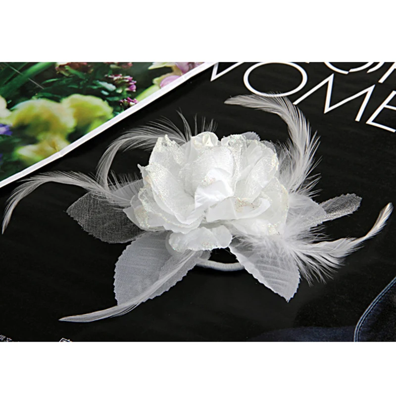 10pcs White Organza Feather Flower Corsage Brooch Pin and Hairband Rubber Bands Kids Girls bridal hair accessories scrunchie
10pcs White Organza Feather Flower Corsage Brooch Pin and Hairband Rubber Bands Kids Girls bridal hair accessories scrunchie