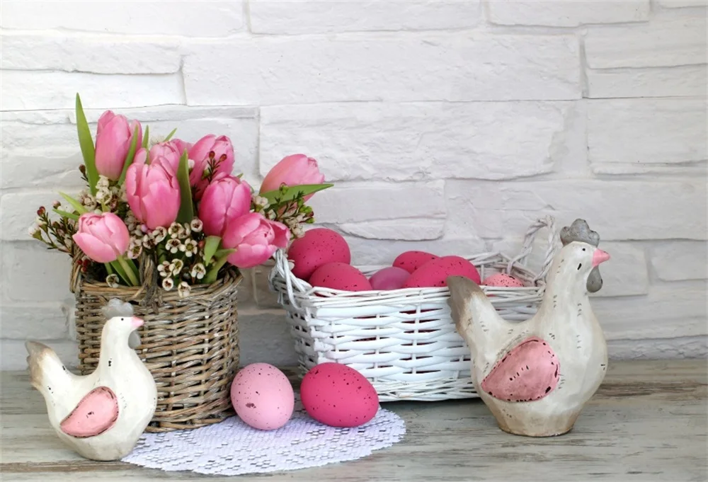 Laeacco Easter Chicken Egg Flower Brick Wall Photography Backgrounds Customized Vinyl Photographic Backdrops For Photo Studio
Laeacco Easter Chicken Egg Flower Brick Wall Photography Backgrounds Customized Vinyl Photographic Backdrops For Photo Studio