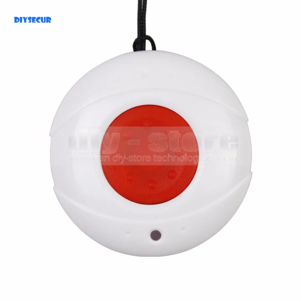 DIYSECUR JA-03 Waterproof Necklace style Emergency Panic Push Button for Our Alarm System
DIYSECUR JA-03 Waterproof Necklace style Emergency Panic Push Button for Our Alarm System
