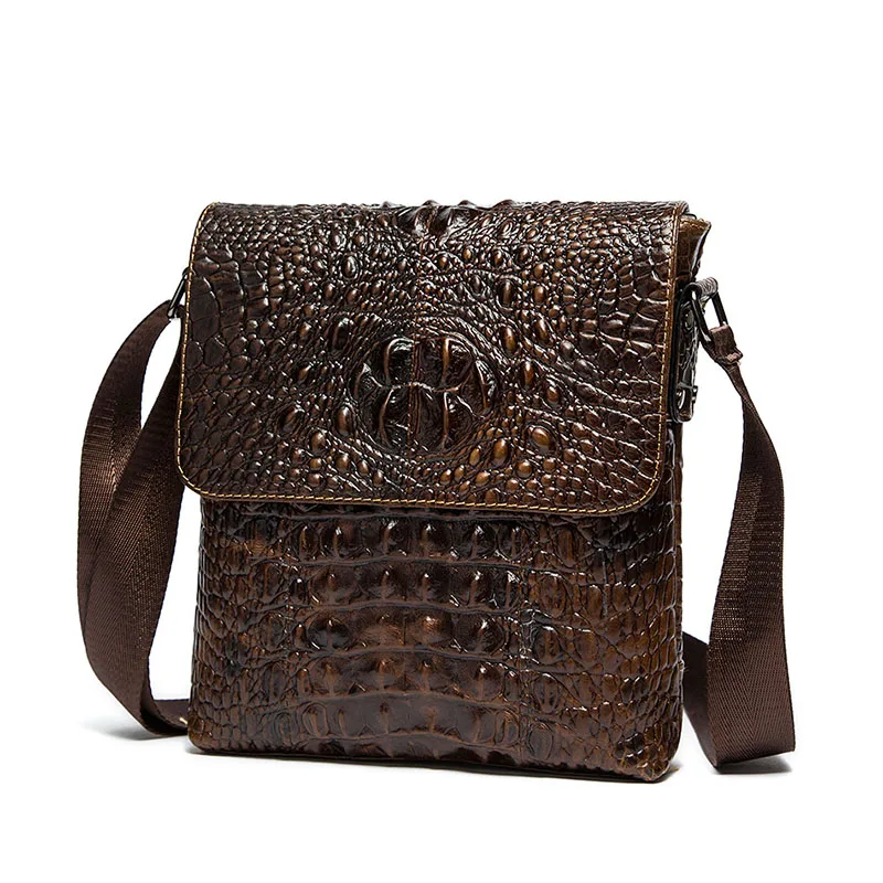 Brand shoulder bag men's Genuine Leather handbag Designer Crossbody Bag Crocodile pattern Vintage Messenger Small square Bag
Brand shoulder bag men's Genuine Leather handbag Designer Crossbody Bag Crocodile pattern Vintage Messenger Small square Bag