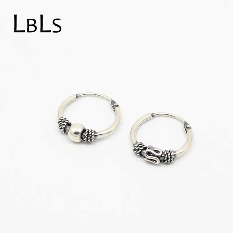 Hoop Earrings Vintage Round 12mm Size Thai Thailand 925 Sterling Silver Earrings Men circle Earring
Hoop Earrings Vintage Round 12mm Size Thai Thailand 925 Sterling Silver Earrings Men circle Earring