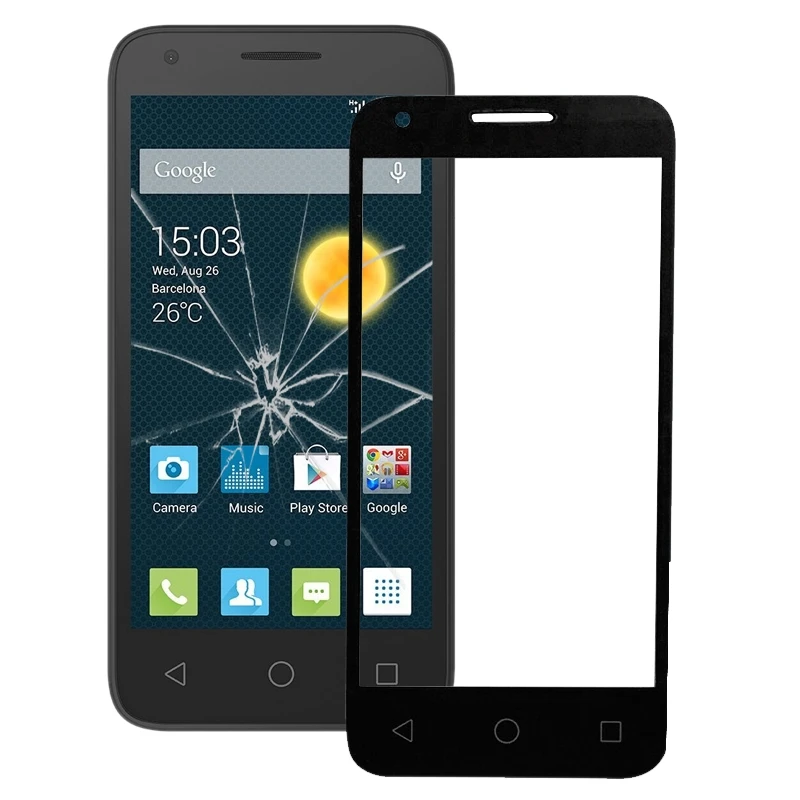 Внешний стеклянный объектив для Alcatel One Touch Pixi 3 4 5/4027|Сенсорные панели (тачскрин)| |