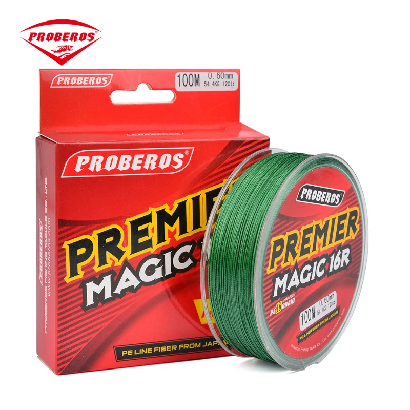 PRO BEROS Super Strong 100M 16 Strands Weaves PE Braided Fishing Line Rope Multifilament 40LB 50LB 60LB 70LB 80LB 100LB 120LB
PRO BEROS Super Strong 100M 16 Strands Weaves PE Braided Fishing Line Rope Multifilament 40LB 50LB 60LB 70LB 80LB 100LB 120LB