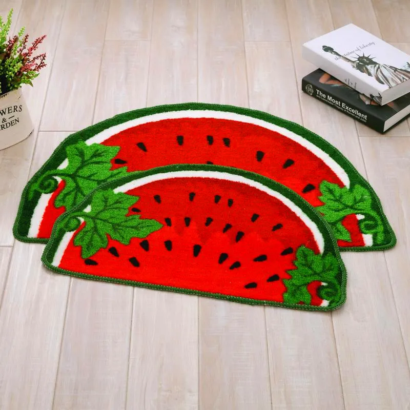 1Pcs Watermelon Semicircle Fashion Luxury Bedroom Mat Jacquard carpet non-slip mat living room bath room kitchen toilet door mat
1Pcs Watermelon Semicircle Fashion Luxury Bedroom Mat Jacquard carpet non-slip mat living room bath room kitchen toilet door mat