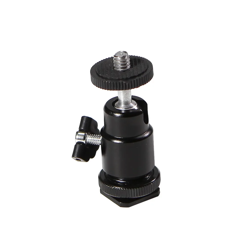 Meking 1/4 "винтовое крепление Горячий башмак с мини шаровой головкой для DSLR камеры