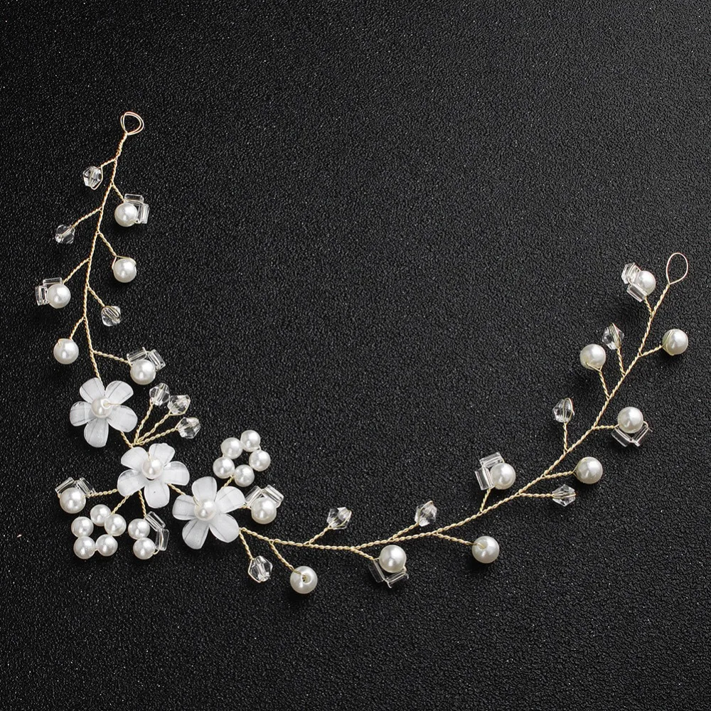 Wedding decoration new simple headband hair band pearl crystal flower resin jewelry accessories bridal headdress headdress
Wedding decoration new simple headband hair band pearl crystal flower resin jewelry accessories bridal headdress headdress