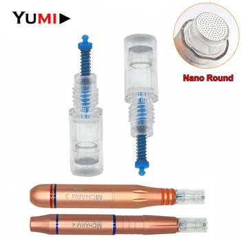 20PCS/lot 9mm Screw Disposable Sterile 3D Micro Nano Round Chip Needles Cartridges Tips For Charmant MCHARM 3 4 Artmex Pen
20PCS/lot 9mm Screw Disposable Sterile 3D Micro Nano Round Chip Needles Cartridges Tips For Charmant MCHARM 3 4 Artmex Pen