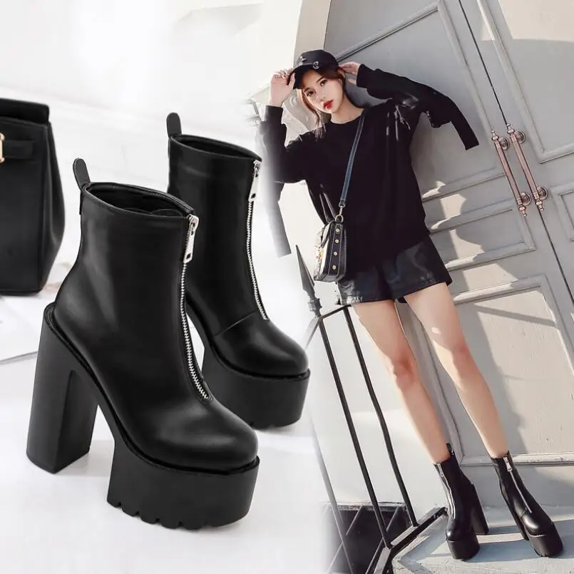 2018 autumn winter women new style European PU leather high heeled boots female lace up bow tie waterproof table Martin boots
2018 autumn winter women new style European PU leather high heeled boots female lace up bow tie waterproof table Martin boots