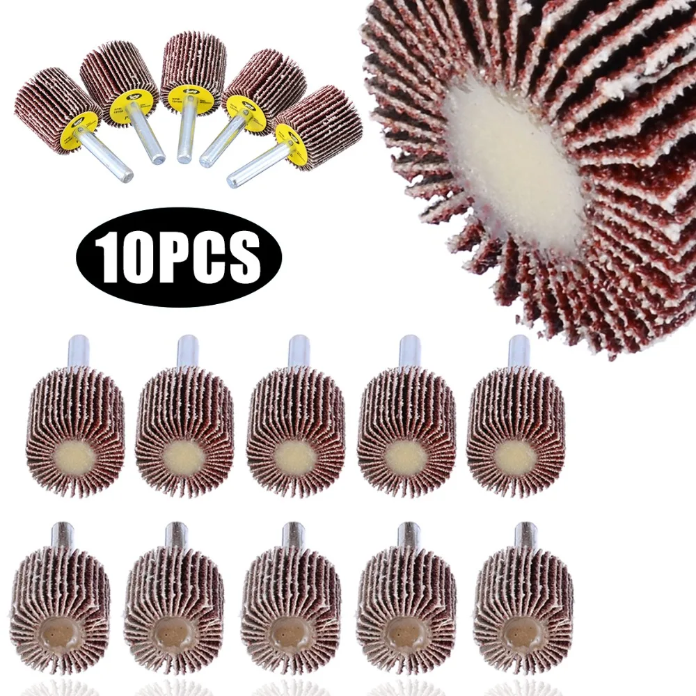 10pcs New Emery Cloth Sandpaper Grinding Wheel 40+80 Grit Sanding Flap Disc Grinding Polish Wheel Drill Abrasive Tool
10pcs New Emery Cloth Sandpaper Grinding Wheel 40+80 Grit Sanding Flap Disc Grinding Polish Wheel Drill Abrasive Tool