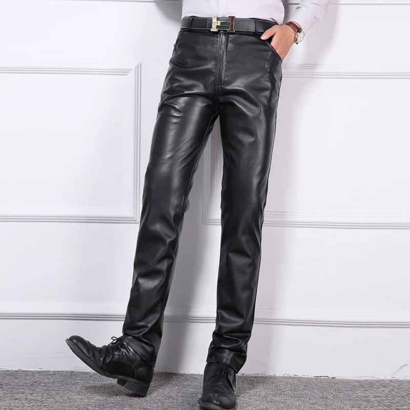 Sheepskin Pants OverSize Men Autumn Winter Fashion Elastic Waistline Genuine Leather Fitting Pants Men's Warm Thick Pants 29~40#
Sheepskin Pants OverSize Men Autumn Winter Fashion Elastic Waistline Genuine Leather Fitting Pants Men's Warm Thick Pants 29~40#