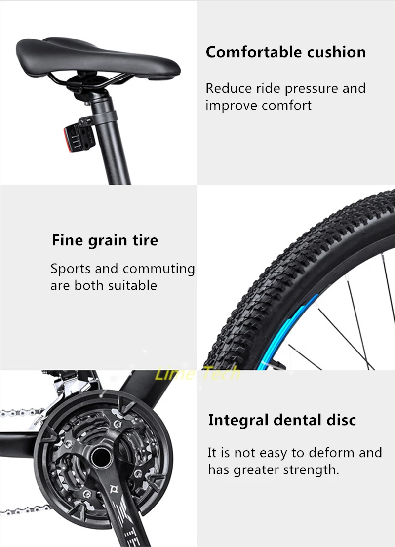 Perfect XIAOMI QiCYCLE 30speed sport mountain bike  27.5inch wheel variable speed bicycle with hydraulic disc brakes and shock absorbers 10