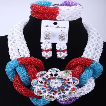 Best Selling Mustard Colorful African Beads Jewelry Set Women Party Crystal Fashion Jewelry Set Wholesale Price
Best Selling Mustard Colorful African Beads Jewelry Set Women Party Crystal Fashion Jewelry Set Wholesale Price