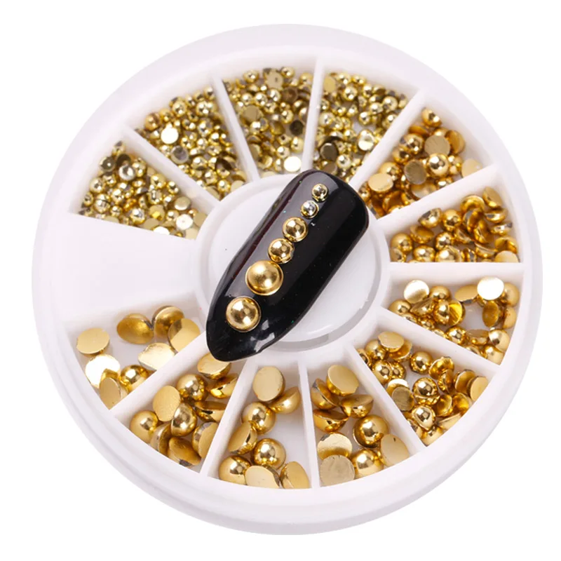 1Wheel 3D Charms 2 Colors Acrylic Round Studs Design Manicure Rhinestones For Nails Art Gel Sticker Decoration Accessories ZP291
1Wheel 3D Charms 2 Colors Acrylic Round Studs Design Manicure Rhinestones For Nails Art Gel Sticker Decoration Accessories ZP291