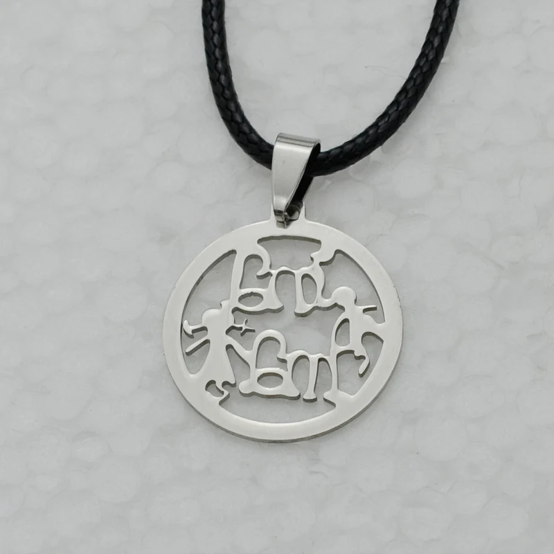 Anniyo Stainless Steel Adam & Eve Necklace Pendant Women,Classic Jewellry Metal Polishing Girl,45cm Rope,Can Custom Jewelry
Anniyo Stainless Steel Adam & Eve Necklace Pendant Women,Classic Jewellry Metal Polishing Girl,45cm Rope,Can Custom Jewelry