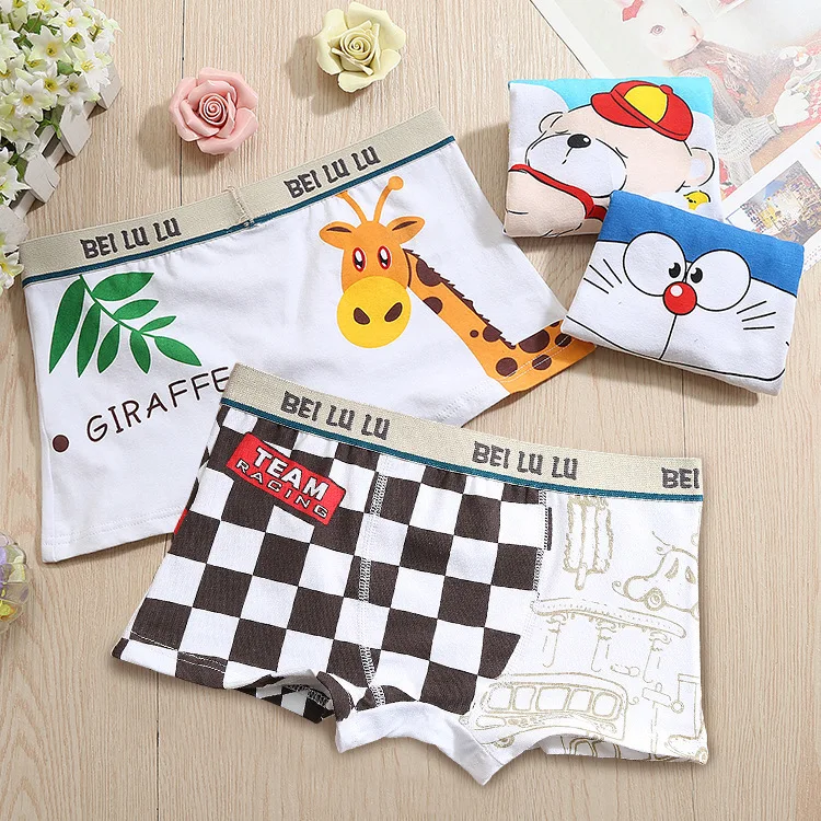 4 Pcs/lot Boys Underwear Children Cartoon Animal Print Cotton Panties Boxer Briefs Shorts Toddler Kids Bottoms 2019 New 2-10T
4 Pcs/lot Boys Underwear Children Cartoon Animal Print Cotton Panties Boxer Briefs Shorts Toddler Kids Bottoms 2019 New 2-10T